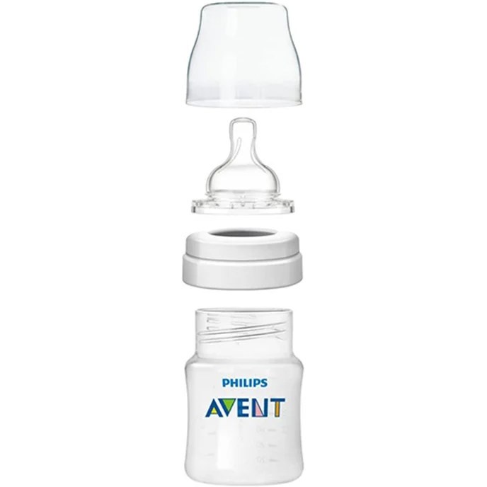 شیشه شیر کلاسیک ۱۲۵ میل دو عددی فیلیپس اونت AVENT