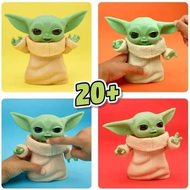 فیگور حالت پذیر بیبی یودا Star Wars- GROGU