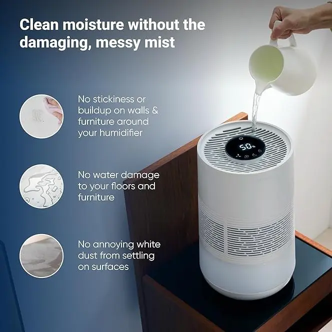 دستگاه بخور سرد هوشمند Blueair H35i با ظرفیت 3.5 لیتر برای 48 ساعت