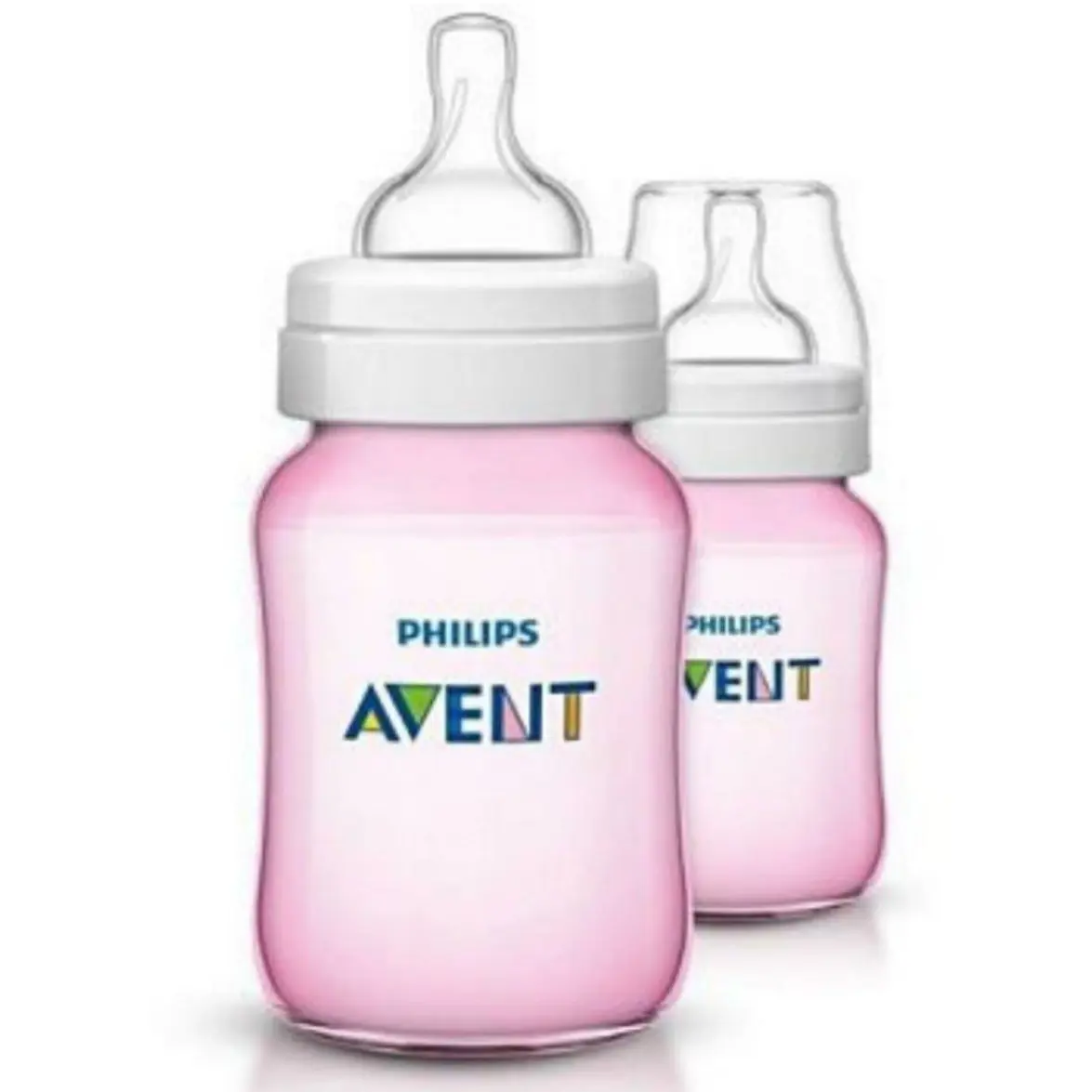 شیشه شیر طلقی 1+ ماه کلاسیک پلاس New فیلیپس اونت Philips Avent ظرفیت 260 میلی لیتر دو عددی 2 قطره