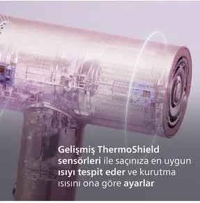 سشوار BHD837 10 THERMOSYELD ADVANCED 8000 سری مو فیلیپس Philips
