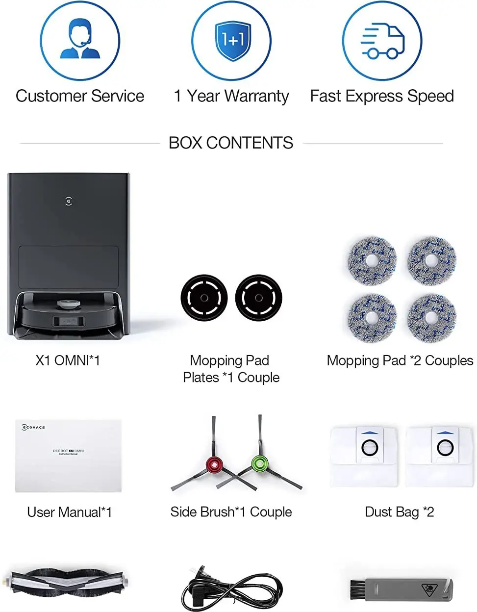 جارو رباتیک اکووکس مدل X1 Omni
